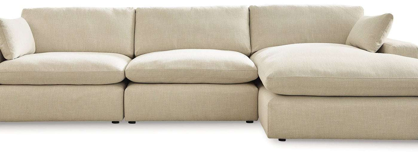 Elyza Sectional with Chaise Half Price Furniture