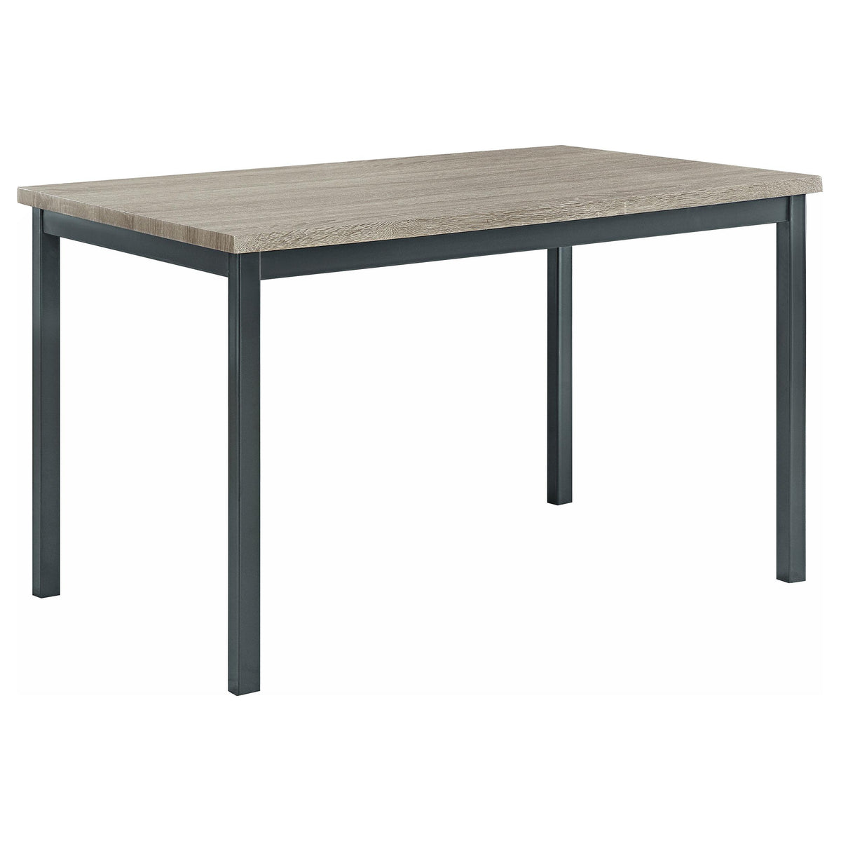 Garza Rectangular Dining Table Black Garza Rectangular Dining Table Black Half Price Furniture