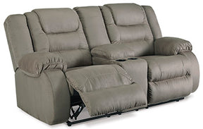 McCade Reclining Loveseat with Console - Half Price Furniture