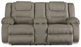 McCade Reclining Loveseat with Console  Half Price Furniture