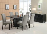 Stanton Rectangular Dining Set Black and Grey  Half Price Furniture