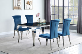 Carone 5-piece 61" Rectangular Dining Set Carone 5-piece 61" Rectangular Dining Set Half Price Furniture