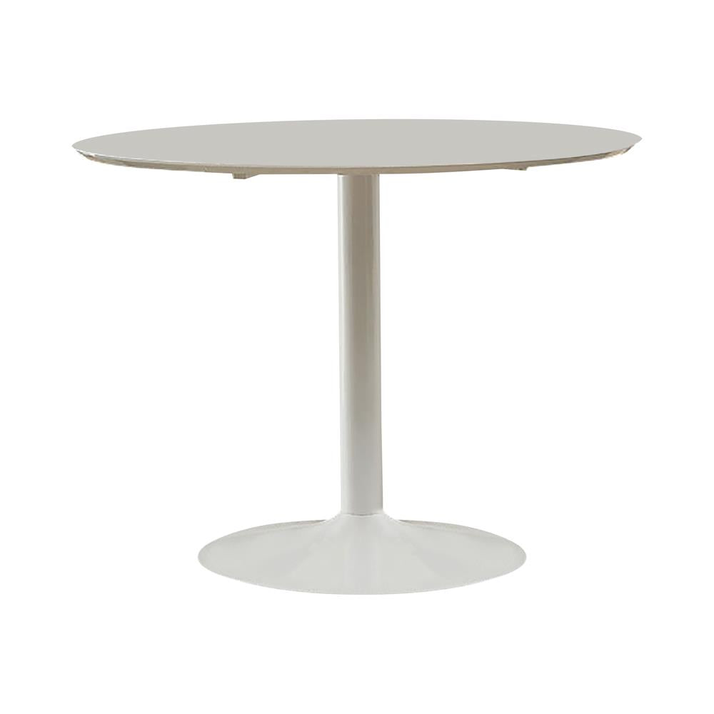 Lowry Round Dining Table White Lowry Round Dining Table White Half Price Furniture