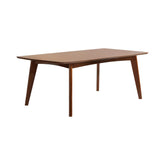 Malone Rectangular Dining Table Dark Walnut  Half Price Furniture