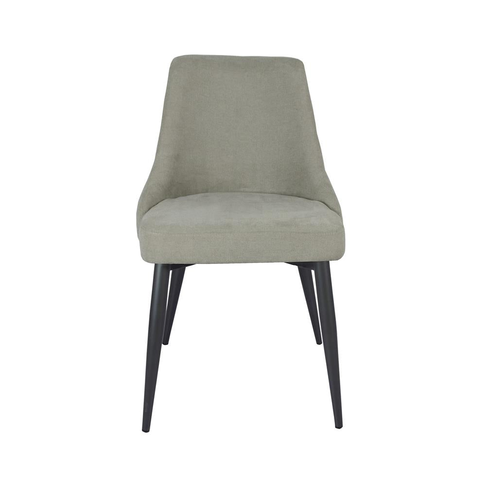 Cosmo Upholstered Curved Back Side Chairs (Set of 2)  Half Price Furniture