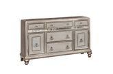 Bling Game 5-drawer Dining Server Metallic Platinum Half Price Furniture