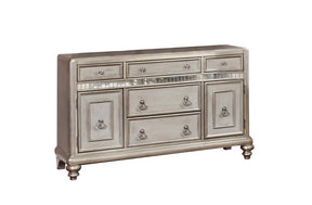 Bling Game 5-drawer Dining Server Metallic Platinum Half Price Furniture