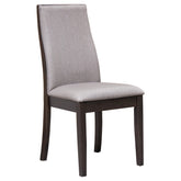 Spring Creek Upholstered Side Chairs Taupe (Set of 2)  Half Price Furniture