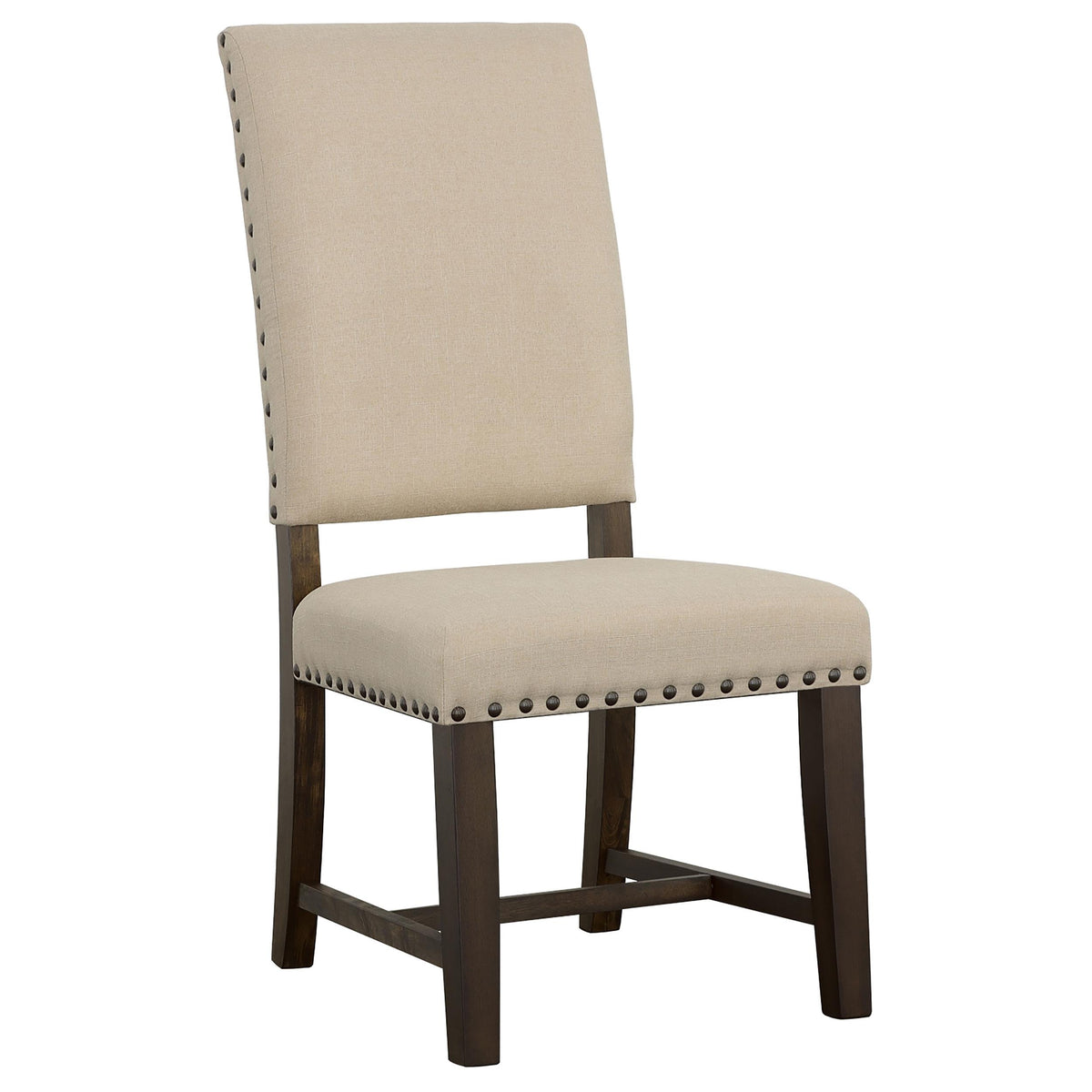 Twain Upholstered Side Chairs Beige (Set of 2)  Half Price Furniture