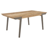 Nogales Wooden Dining Table Acacia and Coastal Grey Half Price Furniture