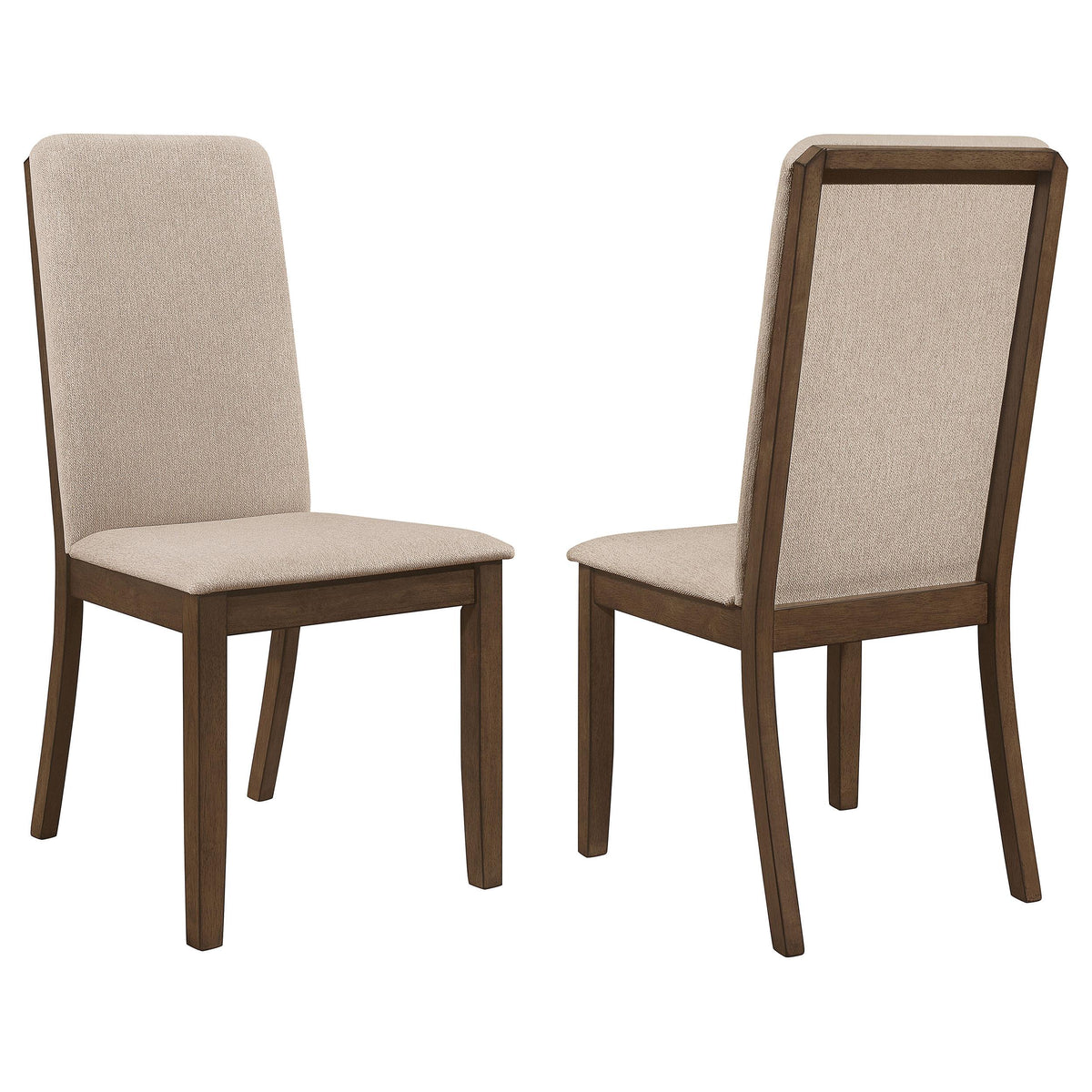 Wethersfield Solid Back Side Chairs Latte (Set of 2)  Half Price Furniture