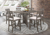 Athens 5-piece Counter Height Dining Set Barn Grey Athens 5-piece Counter Height Dining Set Barn Grey Half Price Furniture