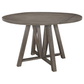 Athens Round Counter Height Table with Drop Leaf Barn Grey Athens Round Counter Height Table with Drop Leaf Barn Grey Half Price Furniture