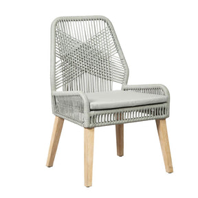Nakia Woven Back Side Chairs Grey (Set of 2) Nakia Woven Back Side Chairs Grey (Set of 2) Half Price Furniture