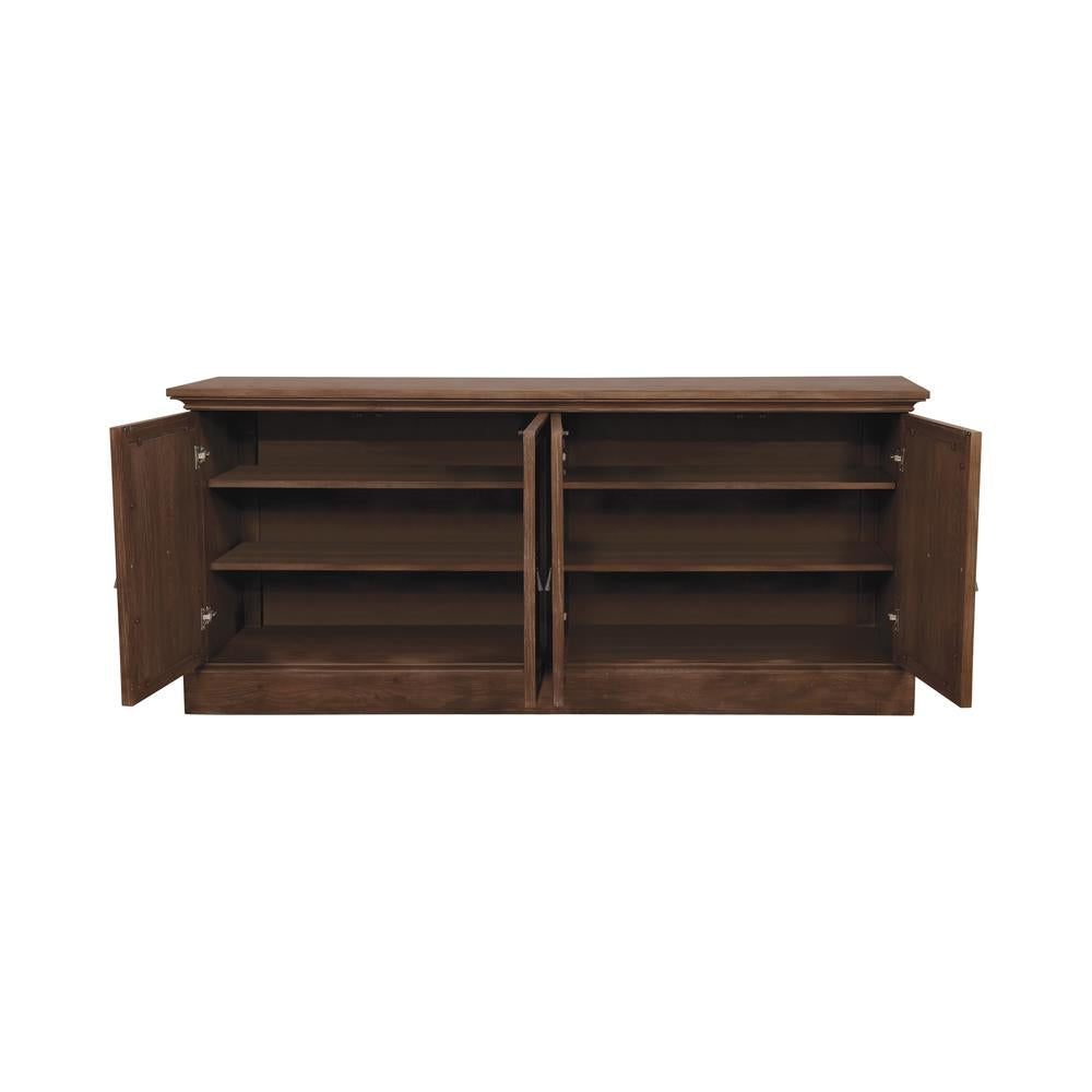 Brockway 4-door Server Antique Java Half Price Furniture