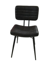 Partridge Padded Side Chairs Espresso and Black (Set of 2) Half Price Furniture