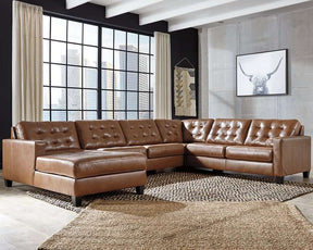 Baskove Sectional with Chaise Half Price Furniture