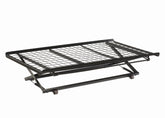 Ethan Twin Pop Up Trundle Bed with Rollers Black Half Price Furniture
