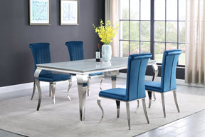 Carone 5-piece 81" Rectangular Dining Set - Dining Room Set - Half Price Furniture