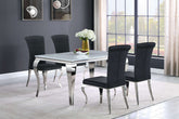 Carone 5-piece 61" Rectangular Dining Set Half Price Furniture