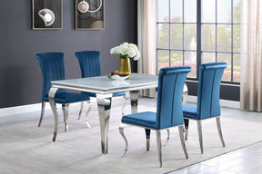 Carone 5-piece 61" Rectangular Dining Set Carone 5-piece 61" Rectangular Dining Set Half Price Furniture