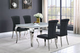 Carone 5-piece 61" Rectangular Dining Set Half Price Furniture