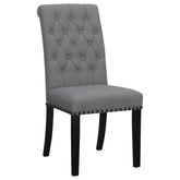Alana Upholstered Tufted Side Chairs with Nailhead Trim (Set of 2) - Half Price Furniture