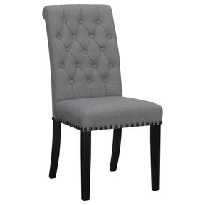 Alana Upholstered Tufted Side Chairs with Nailhead Trim (Set of 2) - Half Price Furniture