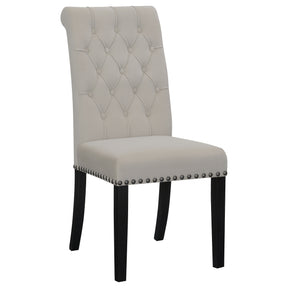 Alana Upholstered Tufted Side Chairs with Nailhead Trim (Set of 2) - Dining Chair - Half Price Furniture