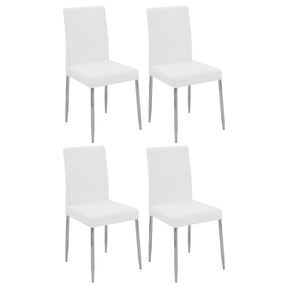 Maston Upholstered Dining Chairs White (Set of 4) Maston Upholstered Dining Chairs White (Set of 4) Half Price Furniture
