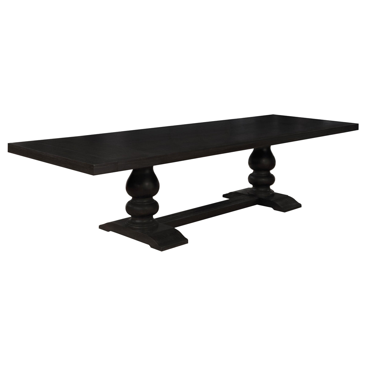 Phelps Rectangular Dining Table Antique Noir  Half Price Furniture