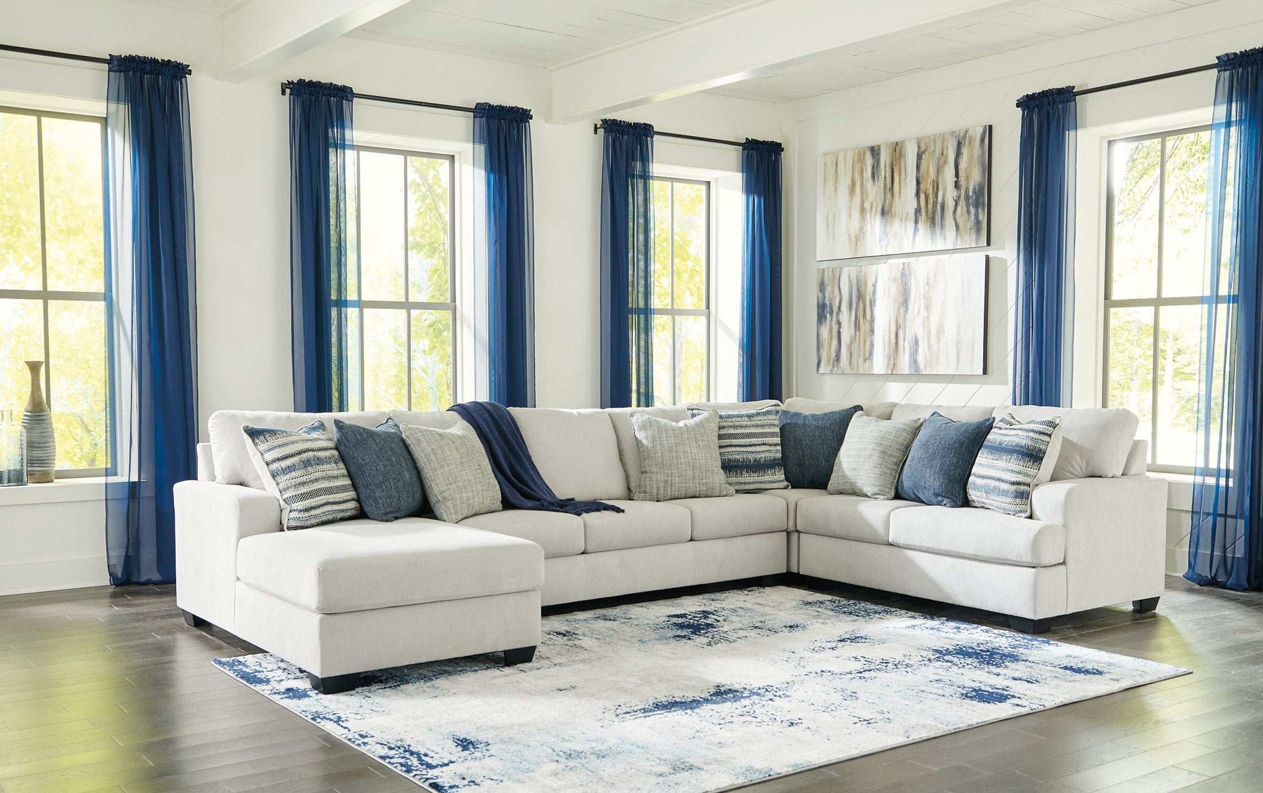 Lowder Sectional with Chaise - Half Price Furniture