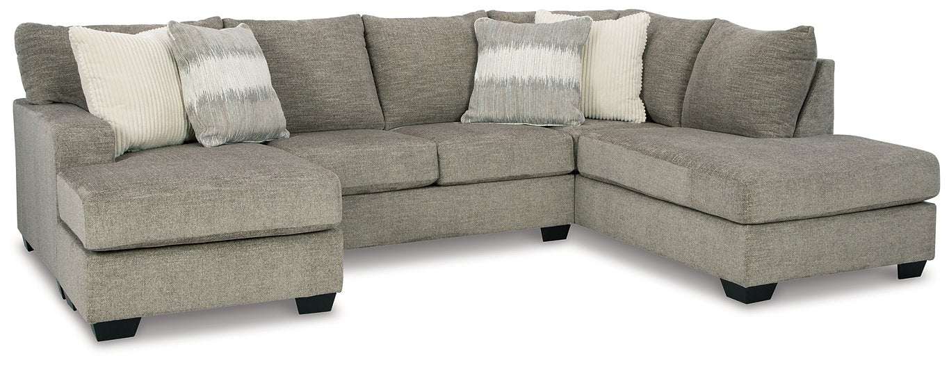 Creswell 2-Piece Sectional with Chaise - Sectional - Half Price Furniture