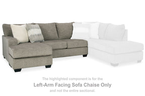 Creswell 2-Piece Sectional with Chaise - Sectional - Half Price Furniture