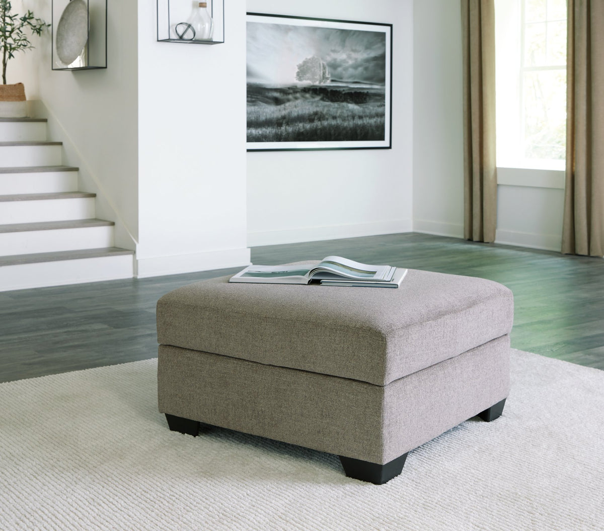 Creswell Ottoman With Storage - Half Price Furniture