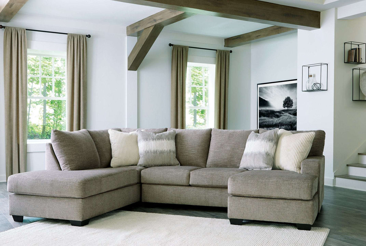 Creswell 2-Piece Sectional with Chaise - Sectional - Half Price Furniture