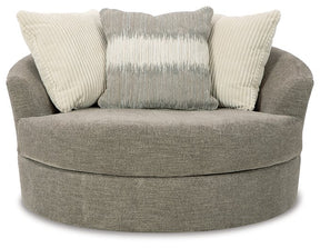 Creswell Oversized Swivel Accent Chair - Chair - Half Price Furniture