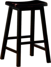 Durant Wooden Bar Stools Black (Set of 2) Half Price Furniture