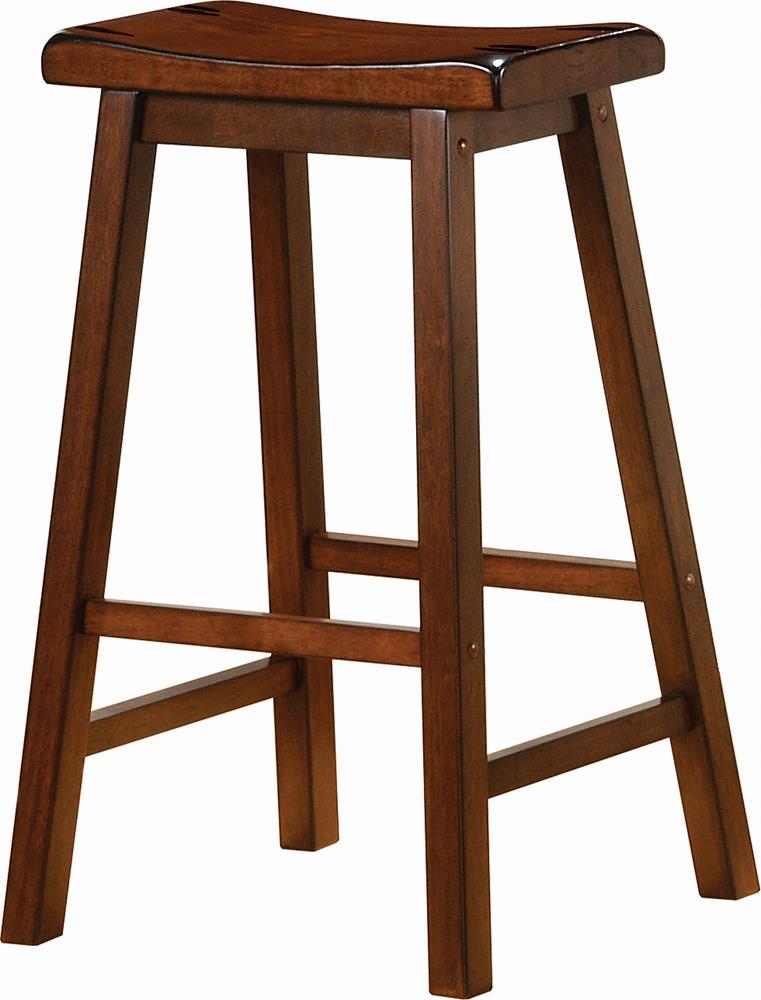 Durant Wooden Bar Stools Chestnut (Set of 2)  Half Price Furniture