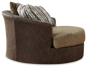 Alesbury Oversized Swivel Accent Chair - Chair - Half Price Furniture