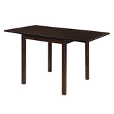 Kelso Rectangular Dining Table with Drop Leaf Cappuccino Half Price Furniture