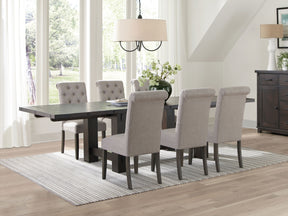 Calandra Rectangular Dining Set with Extension Leaf - Half Price Furniture