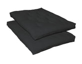 6" Promotional Futon Pad Black Half Price Furniture