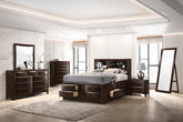 Phoenix Bedroom Set with Bookcase Headboard Deep Cappuccino Phoenix Bedroom Set with Bookcase Headboard Deep Cappuccino Half Price Furniture