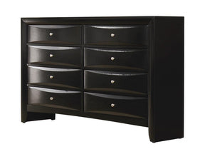 Briana Rectangular 8-drawer Dresser Black Half Price Furniture
