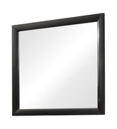 Briana Rectangle Dresser Mirror Black Briana Rectangle Dresser Mirror Black Half Price Furniture