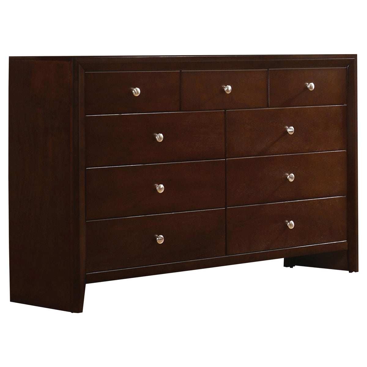 Serenity Rectangular 9-drawer Dresser Rich Merlot  Half Price Furniture