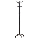Collier 12-hook Coat Rack Black Half Price Furniture