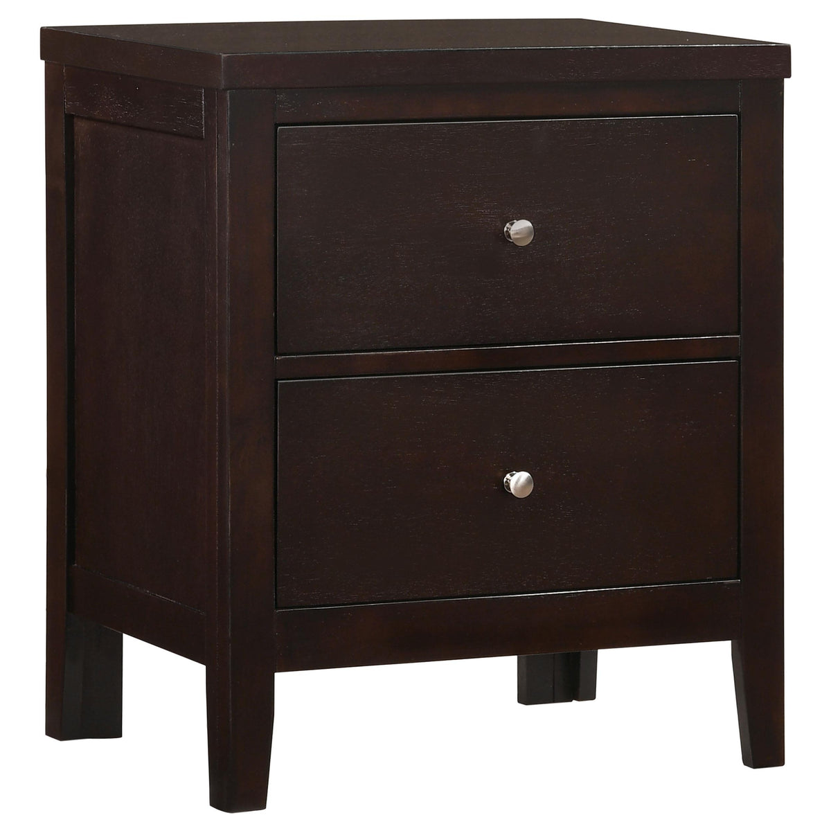 Carlton 2-drawer Rectangular Nightstand Cappuccino  Half Price Furniture