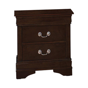 Louis Philippe 2-drawer Nightstand Cappuccino  Half Price Furniture